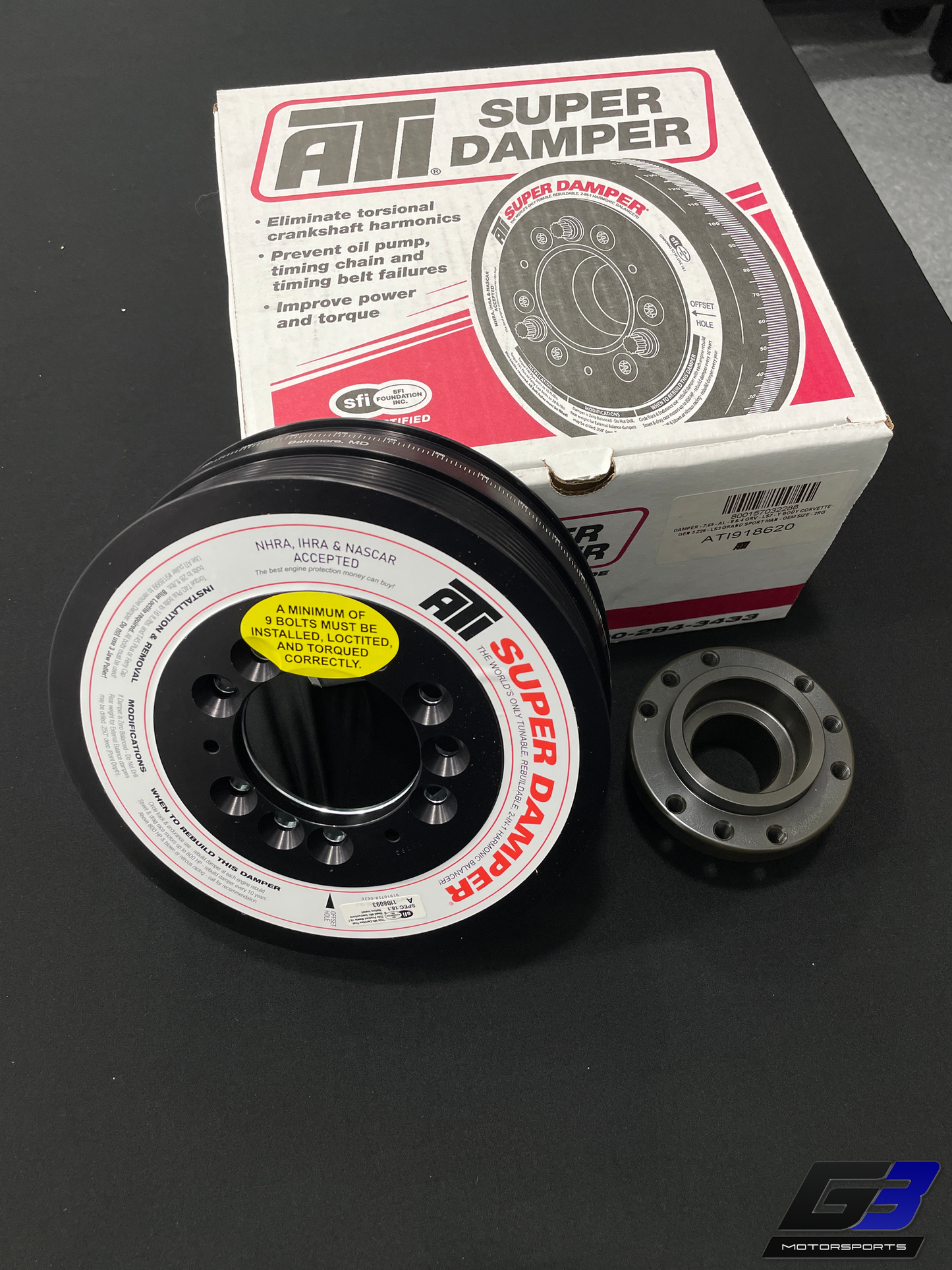 ATI Super Damper - LS7 (C6 Z06 & Gen & Camaro Z/28) & LS3 Dry Sump (C6 GS Manual)