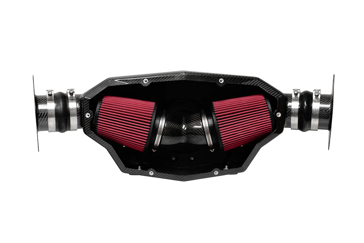 Corsa Performance - 2020+ C8 Corvette - Black / Carbon Fiber Air Intake