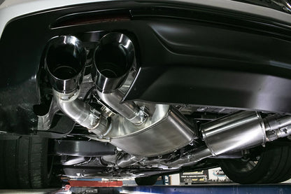 Corsa Performance - 2016+ Camaro ZL1 - Valved 4.00" Quad Tip Axle Back (w/ factory NPP)