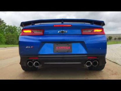 Corsa Performance - 2016+ Camaro ZL1 - Xtreme, Sport / Axle-Back 4.00" Twin Tips